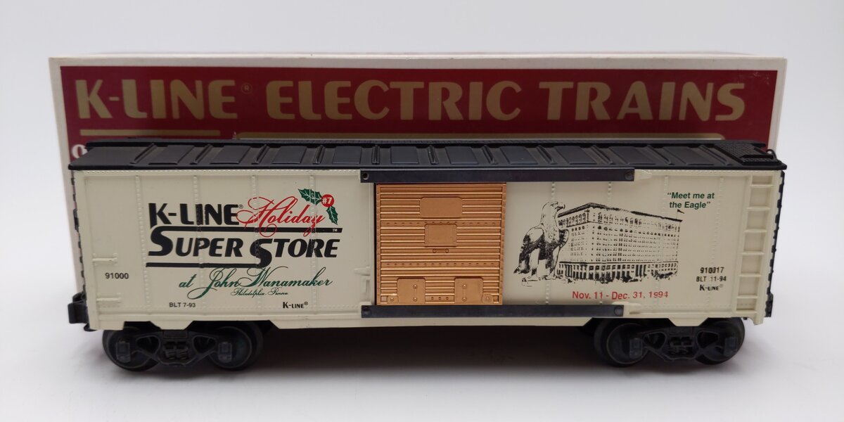 K-Line K910017 Holiday Superstore #7 Classic Boxcar EX/Box