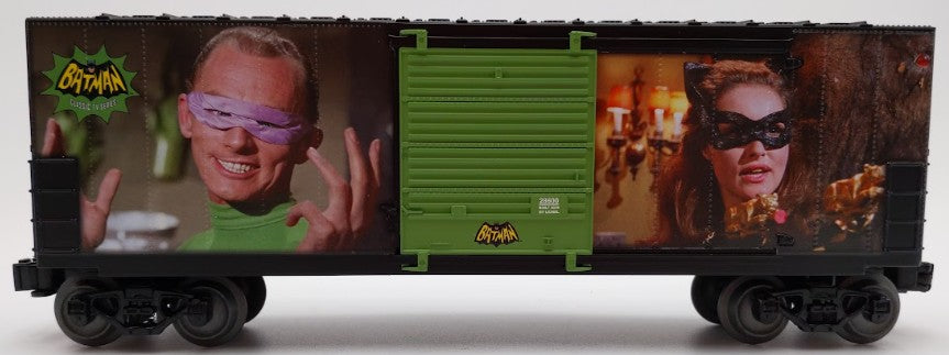 Lionel 1928600 O Gauge Batman Classic Gotham City Villains Hi-Cube Boxcar LN/Box