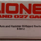 Lionel 6-9812 O Gauge Arm & Hammer Billboard Refrigerator Car #9812 EX/Box