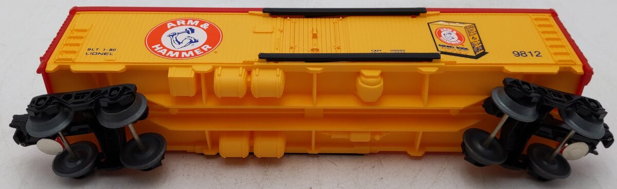 Lionel 6-9812 O Gauge Arm & Hammer Billboard Refrigerator Car #9812 EX/Box