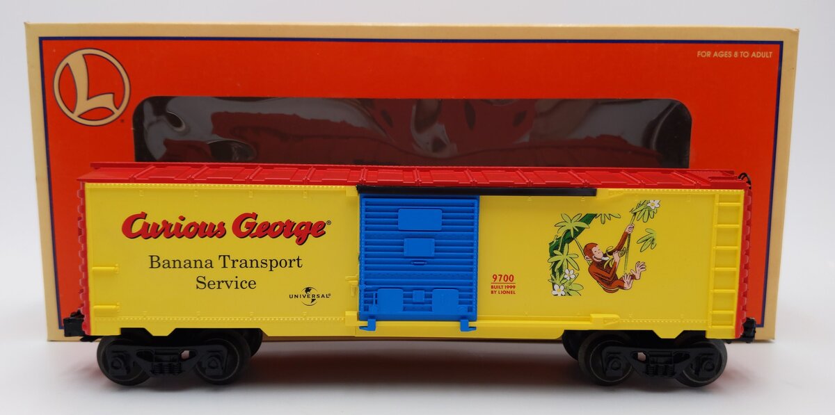 Lionel 6-26206 O Gauge Curious George Boxcar #9700 LN/Box