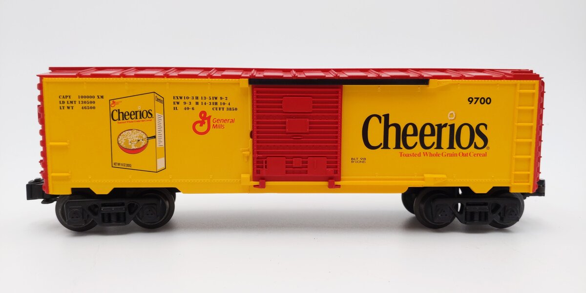Lionel 6-26216 O Gauge Cheerios Boxcar #9700 LN/Box