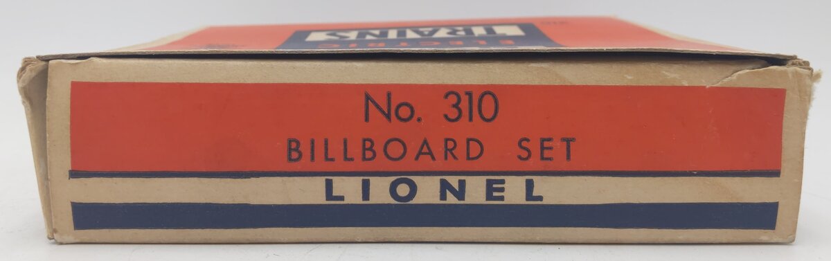 Lionel 310 Vintage Plastic Billboard Set - 8 Billboards EX/Box