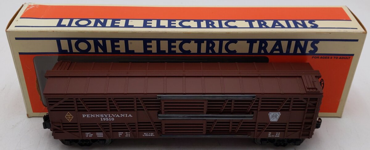 Lionel 6-19510 O Gauge Pennsylvania Railroad Stock Car #19510 EX/Box