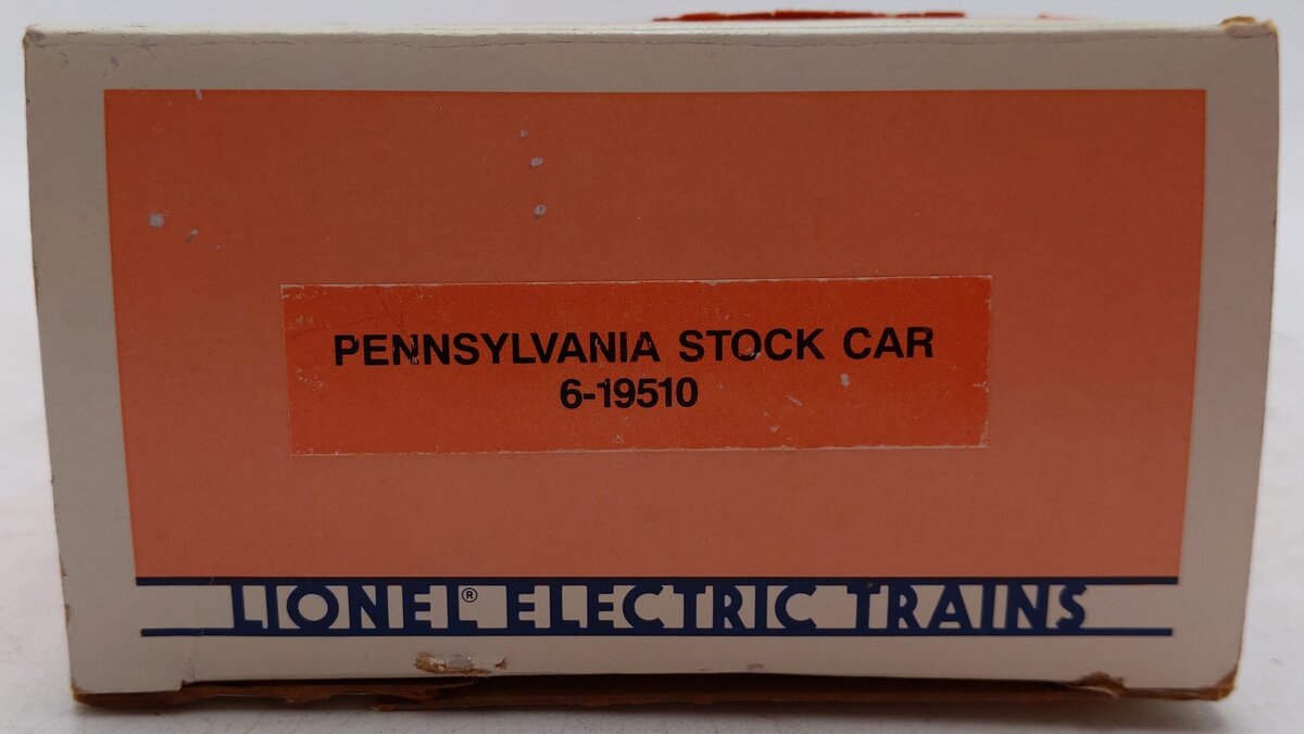 Lionel 6-19510 O Gauge Pennsylvania Railroad Stock Car #19510 EX/Box