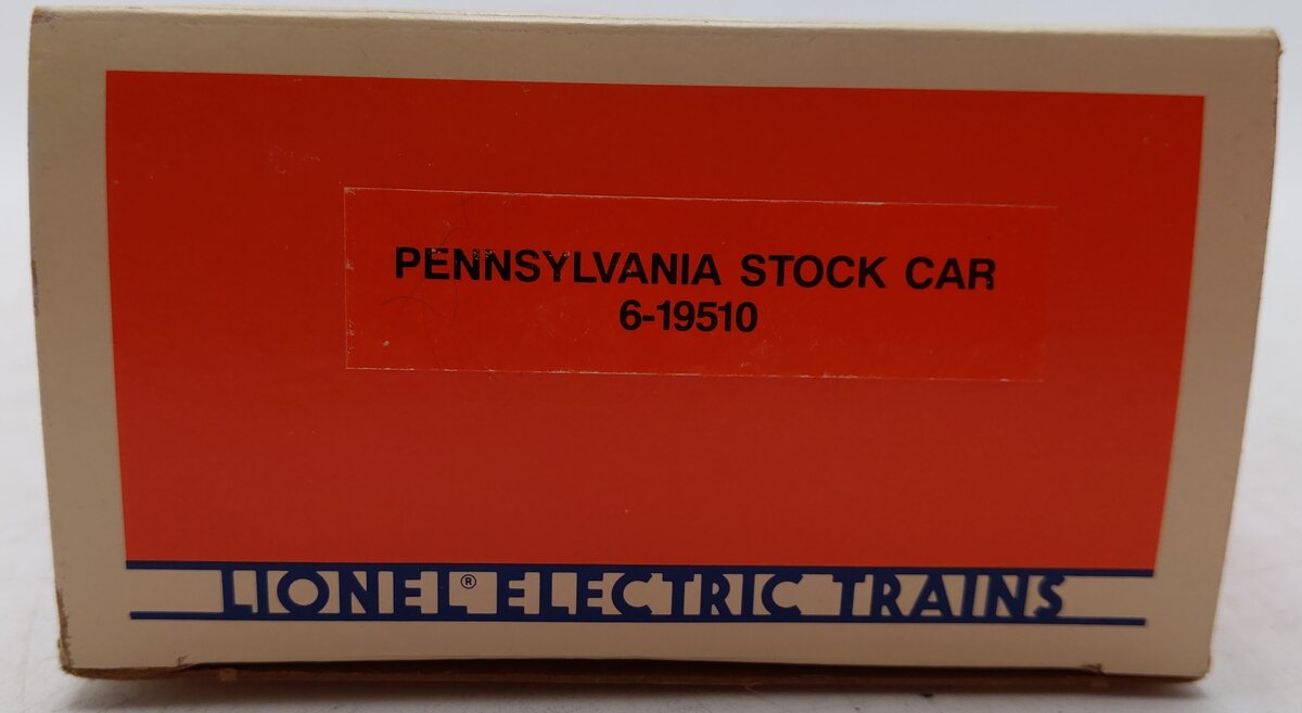Lionel 6-19510 O Gauge Pennsylvania Railroad Stock Car #19510 EX/Box