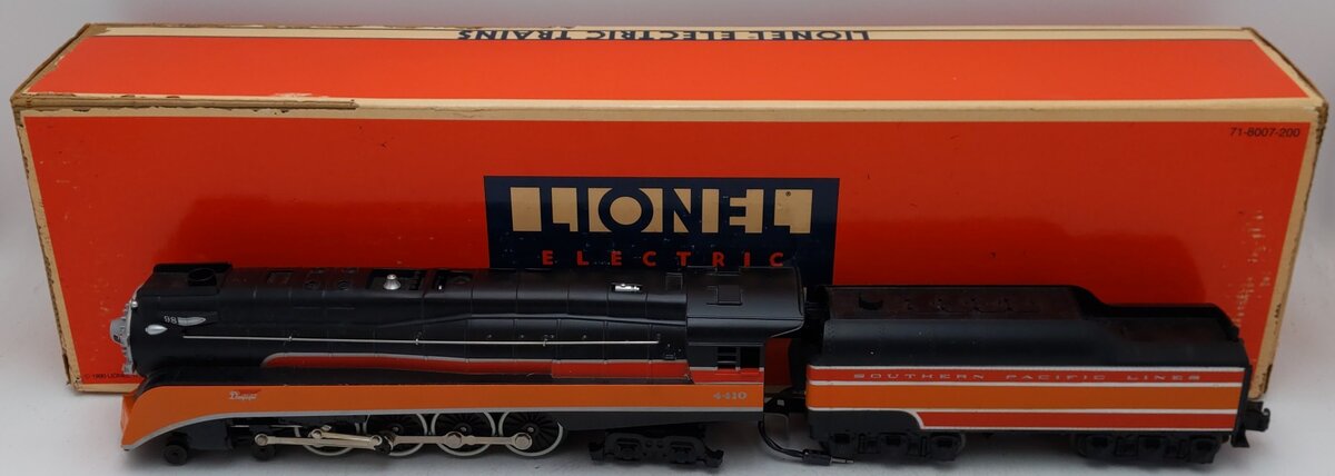 Lionel 6-18007 O Gauge SP Daylight 4-8-4 Steam Locomotive & Tender #4410 w/RS EX/Box