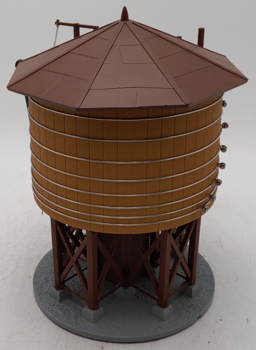 MTH 30-11028 O Scale Operating Wood Water Tower EX/Box