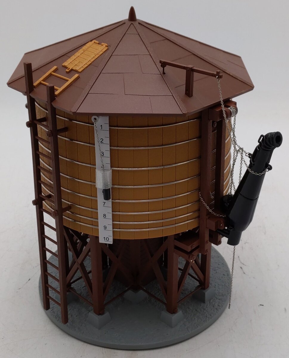 MTH 30-11028 O Scale Operating Wood Water Tower EX/Box