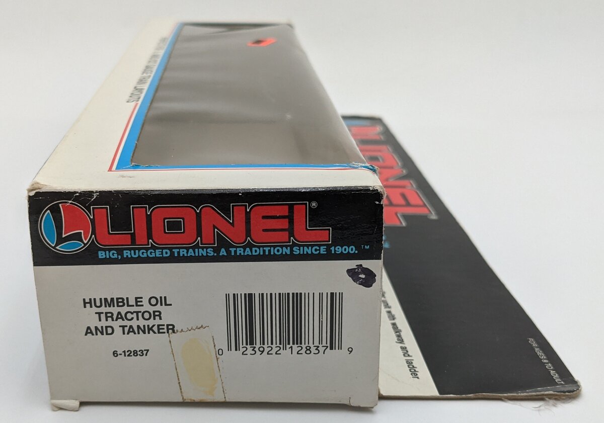 Lionel 6-12837 O Gauge Humble Oil Tractor Trailer & Tanker LN/Box