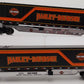 MTH 20-2595B O Gauge Harley-Davidson 2 Car Spine Car Set with 2 48' Containers EX/Box