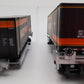 MTH 20-2595B O Gauge Harley-Davidson 2 Car Spine Car Set with 2 48' Containers EX/Box