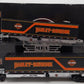 MTH 20-2595B O Gauge Harley-Davidson 2 Car Spine Car Set with 2 48' Containers EX/Box