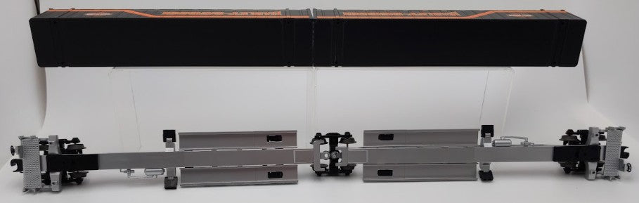 MTH 20-2595B O Gauge Harley-Davidson 2 Car Spine Car Set with 2 48' Containers EX/Box
