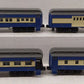 Williams 43356 CNJ 72 Ft. Heavyweight Passenger Car (Pack of 4) LN/Box