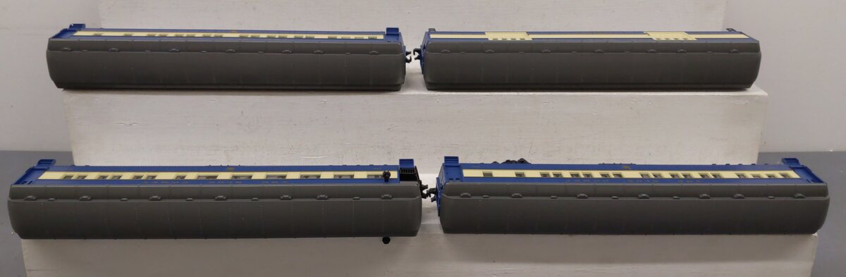 Williams 43356 CNJ 72 Ft. Heavyweight Passenger Car (Pack of 4) LN/Box
