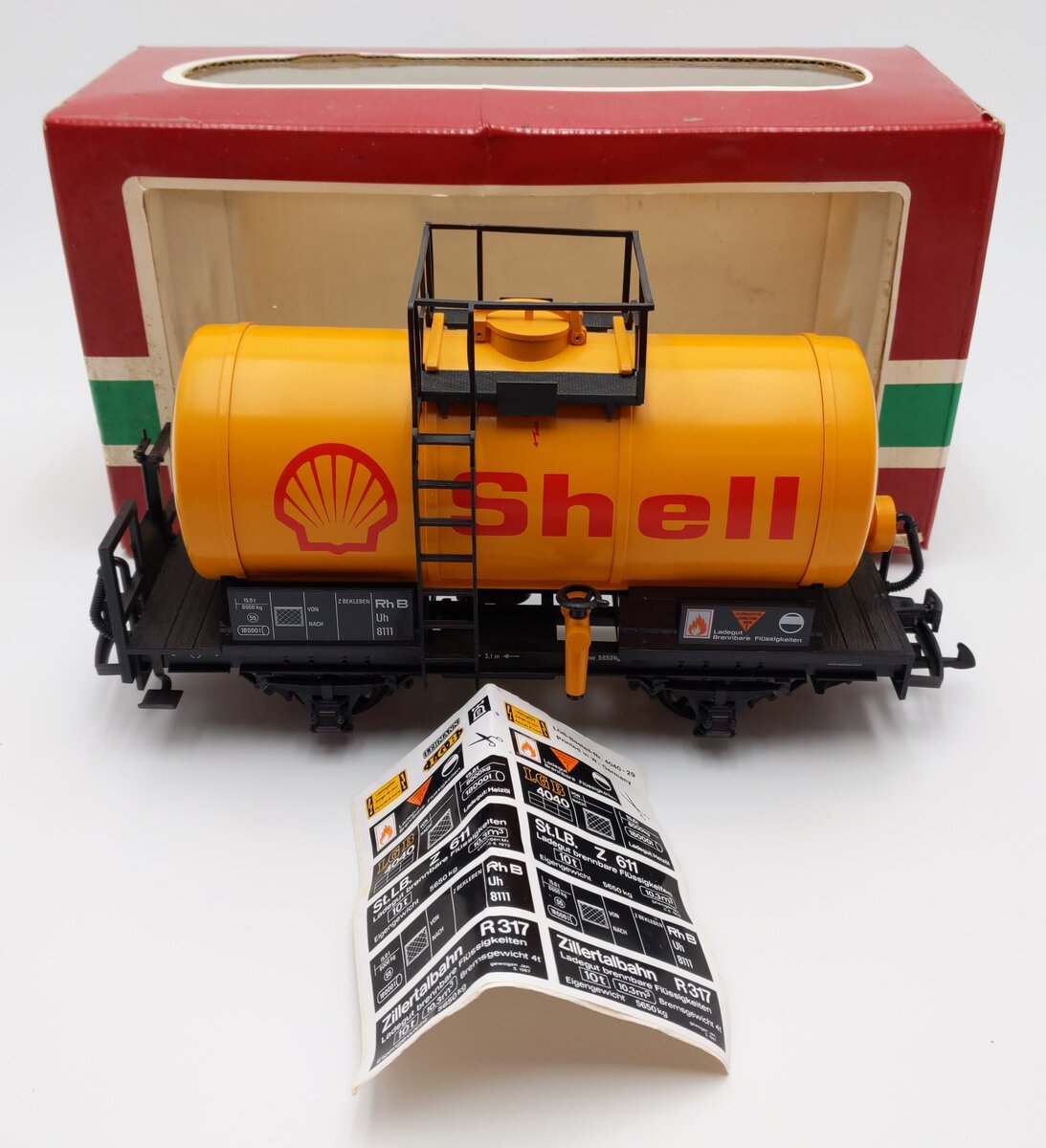 LGB 4040S G Gauge Shell Single Dome Short Tank Car EX/Box