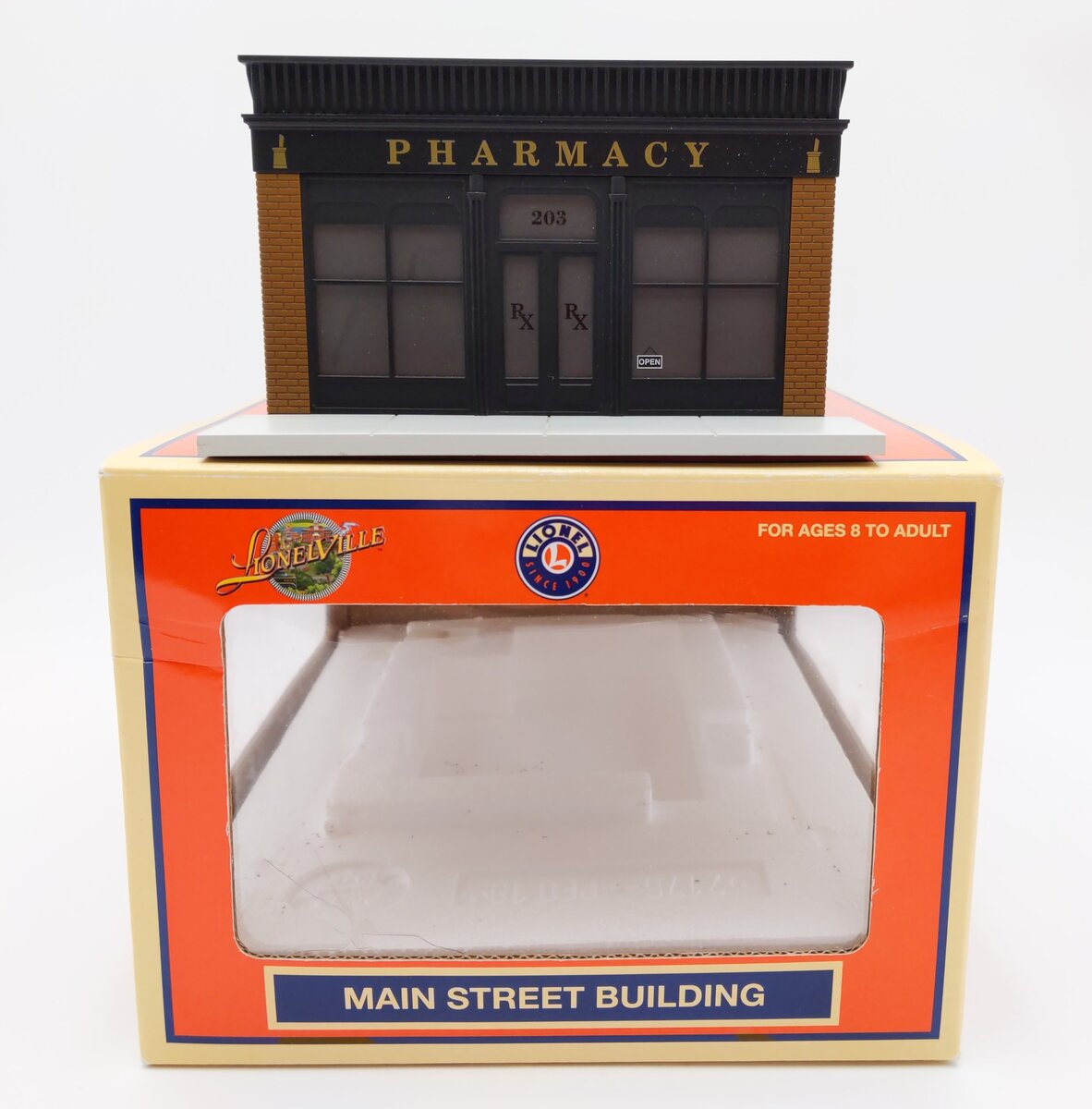 Lionel 6-34128 O Assembled Pharmacy Building EX/Box