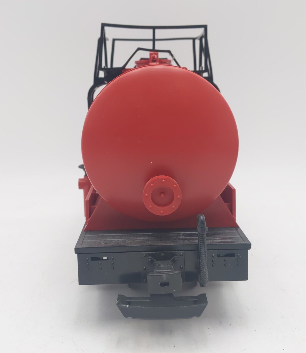 LGB 45403 G Scale DR Fire Department Tank Car - Plastic Wheels EX/Box