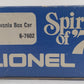 Lionel 6-7602 O Gauge Spirit of 76 State of Pennsylvania Boxcar #7602 VG/Box