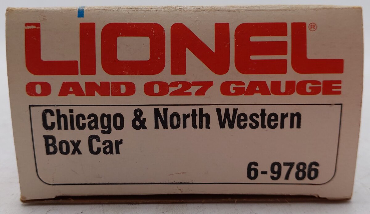 Lionel 6-9786 O Gauge Chicago & North Western Boxcar #9786 EX/Box