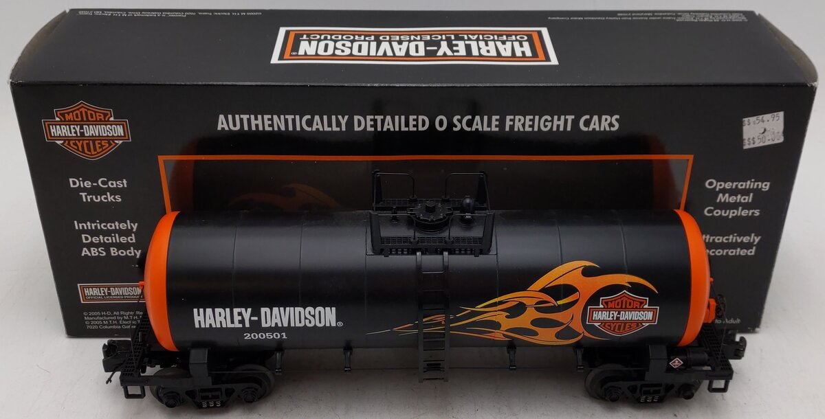 MTH 20-96123 O Gauge Harley-Davidson Tank Car #200501 EX/Box