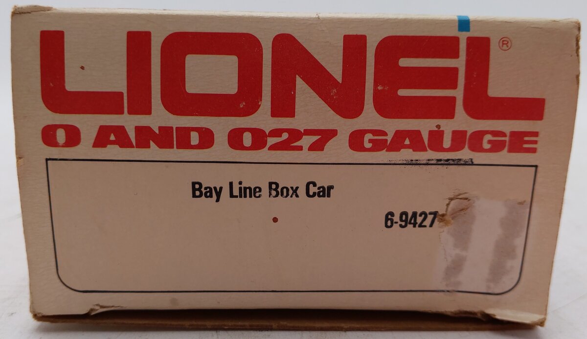 Lionel 6-9427 O Gauge Bay Line Boxcar EX/Box