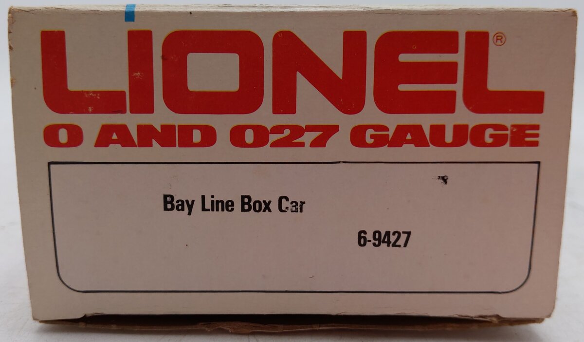 Lionel 6-9427 O Gauge Bay Line Boxcar EX/Box