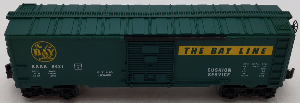 Lionel 6-9427 O Gauge Bay Line Boxcar EX/Box