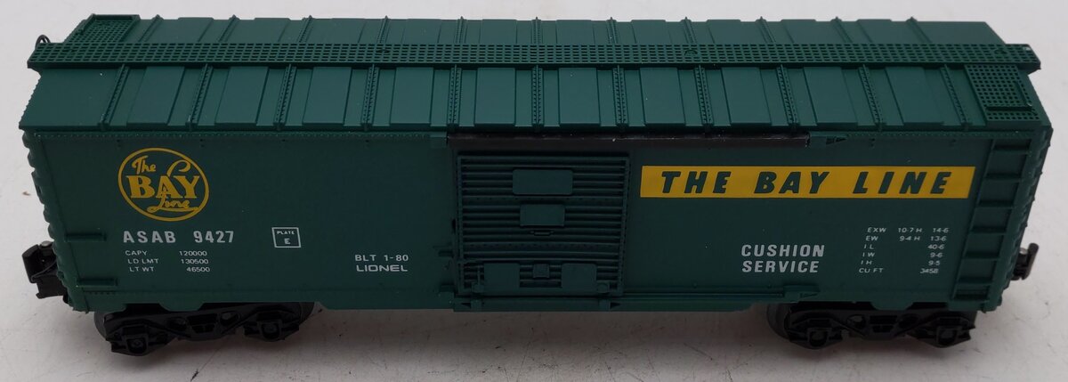 Lionel 6-9427 O Gauge Bay Line Boxcar EX/Box