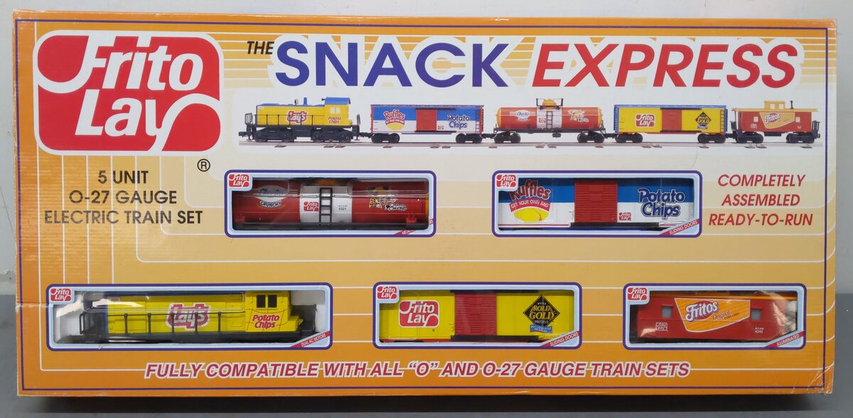 K-Line TE5000 Frito Lay Snack Express O Gauge Diesel Freight Train Set NIB