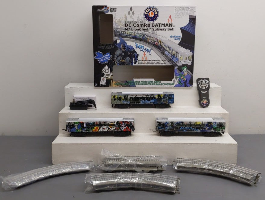 Lionel 6-81475 O Gauge DC Comics Batman Subway LionChief Set EX/Box