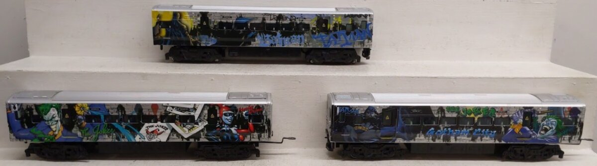 Lionel 6-81475 O Gauge DC Comics Batman Subway LionChief Set EX/Box