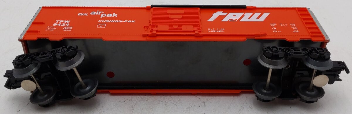 Lionel 6-9424 O Gauge Toledo, Peoria, & Western Boxcar EX/Box