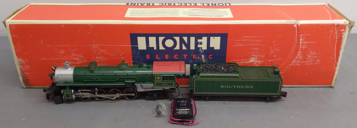 Lionel 6-18018 O Gauge Southern 2-8-2 Mikado Steam Locomotive & Tender #4501 EX/Box