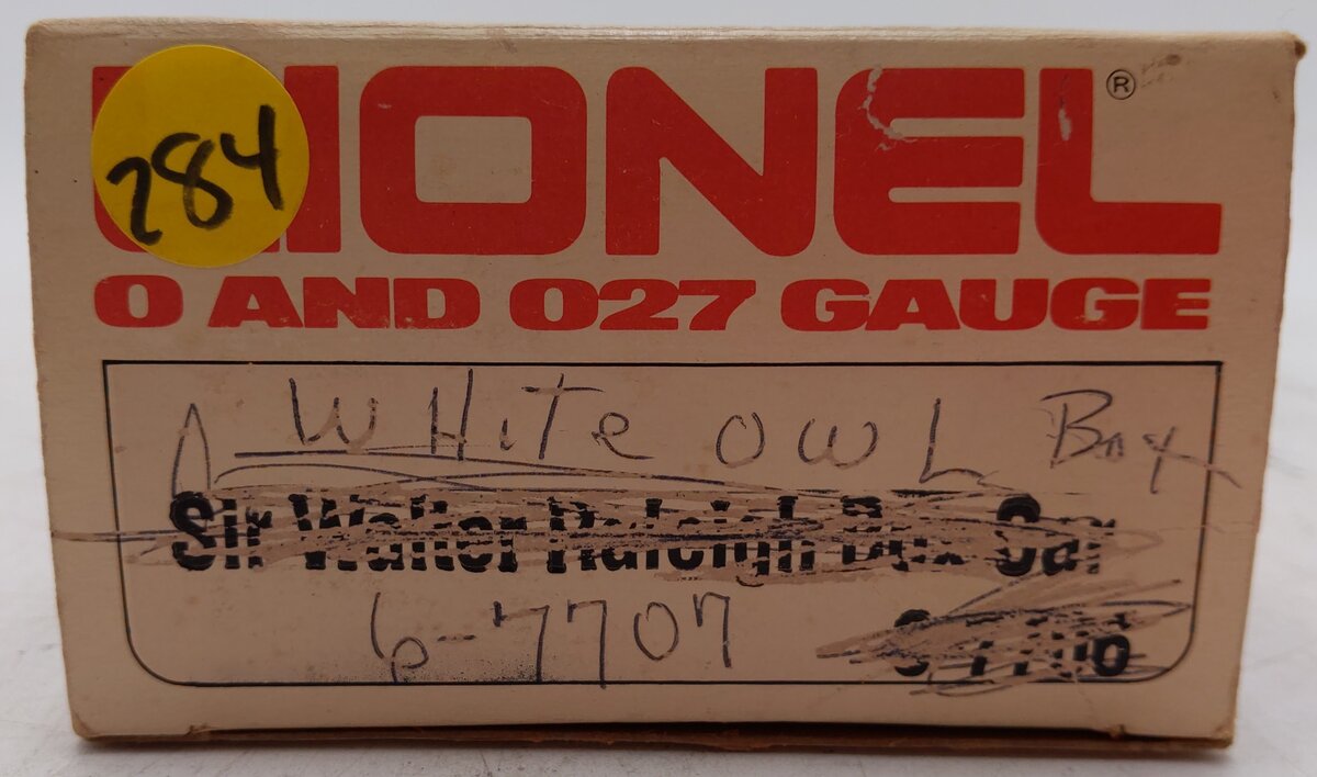 Lionel 6-7707 O Gauge White Owl Cigar Boxcar EX