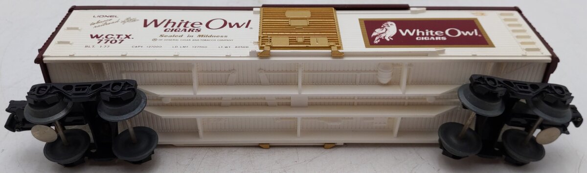 Lionel 6-7707 O Gauge White Owl Cigar Boxcar EX