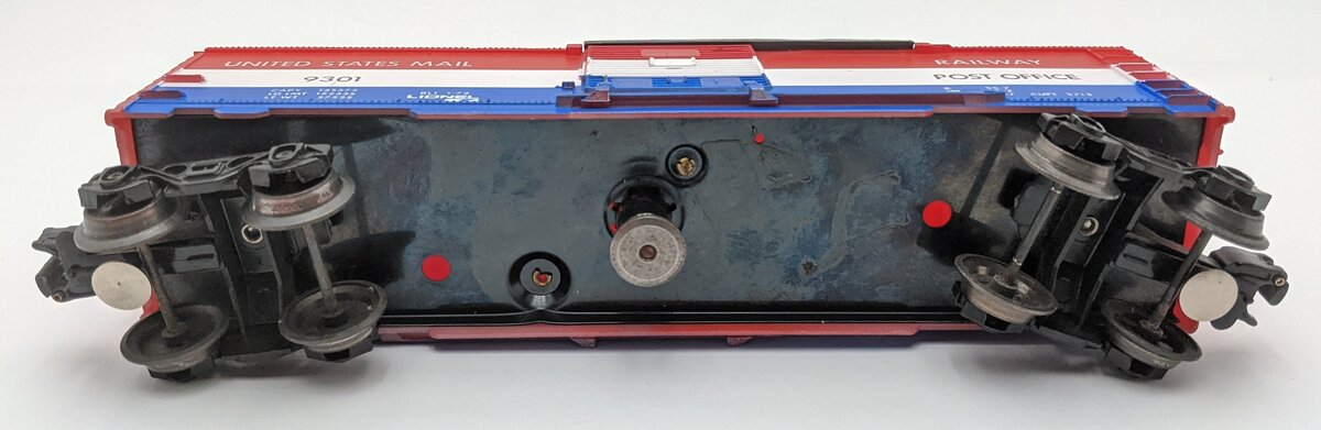 Lionel 6-9301 O Gauge US Mail Operating Boxcar #9301 - Without Mailbag VG