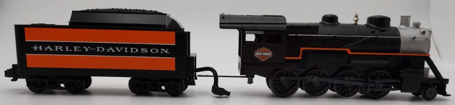 MTH 30-4149-1E O Gauge Harley-Davidson 2-8-0 Steam Engine & Tender with PS2 EX/Box