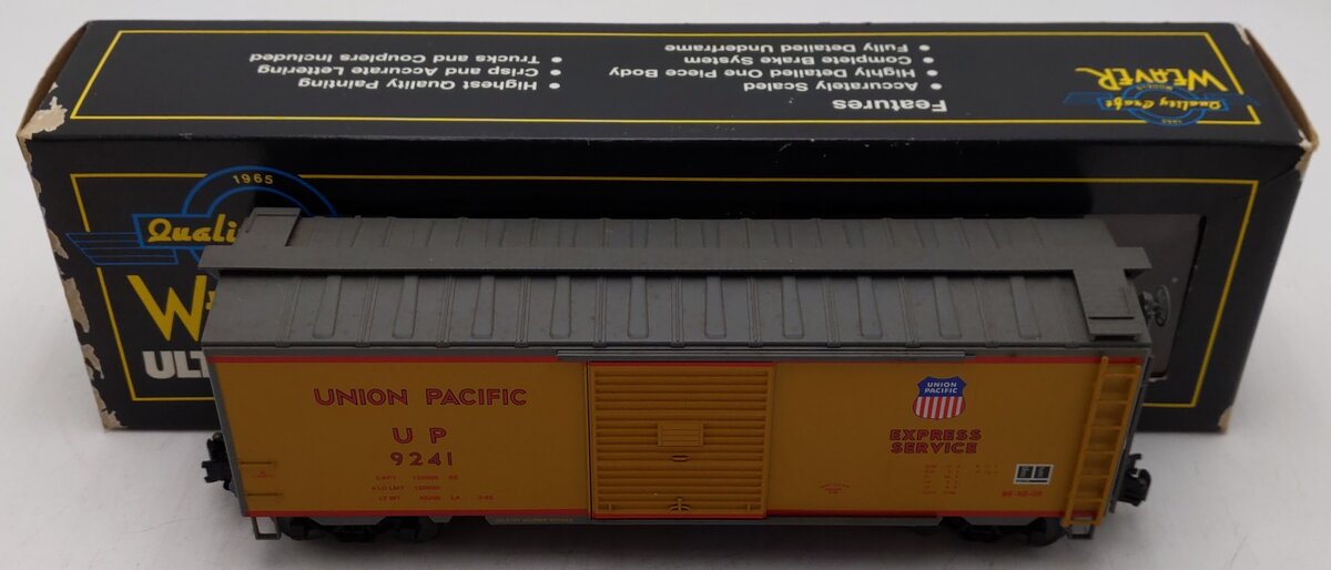 Weaver 9241 O Gauge Union Pacific 40' PS-1 Boxcar VG/Box