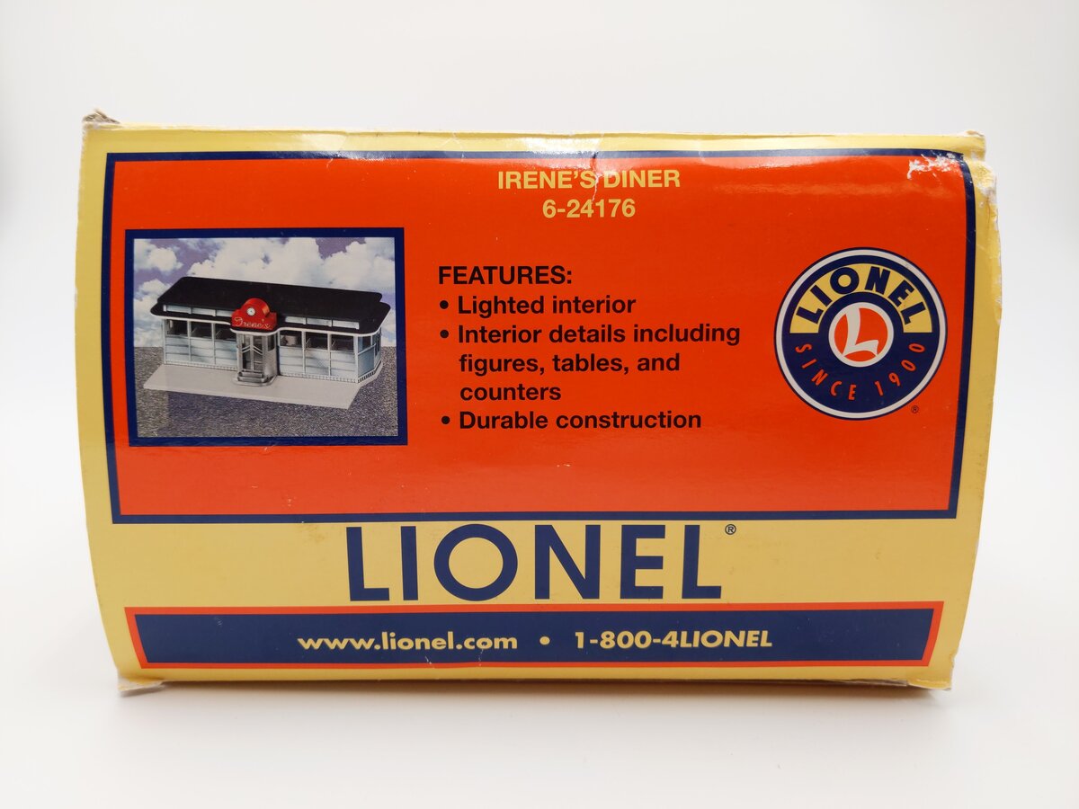 Lionel 6-24176 O Gauge Irene's Diner Illuminated EX/Box