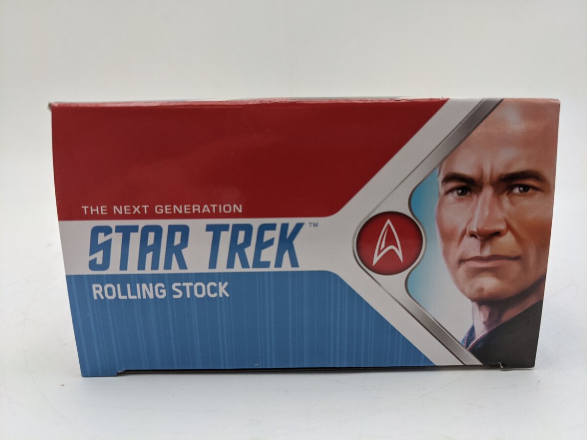 Lionel 2128100 O Gauge Star Trek Ryker, Picard and Q Chasing Gondola LN/Box