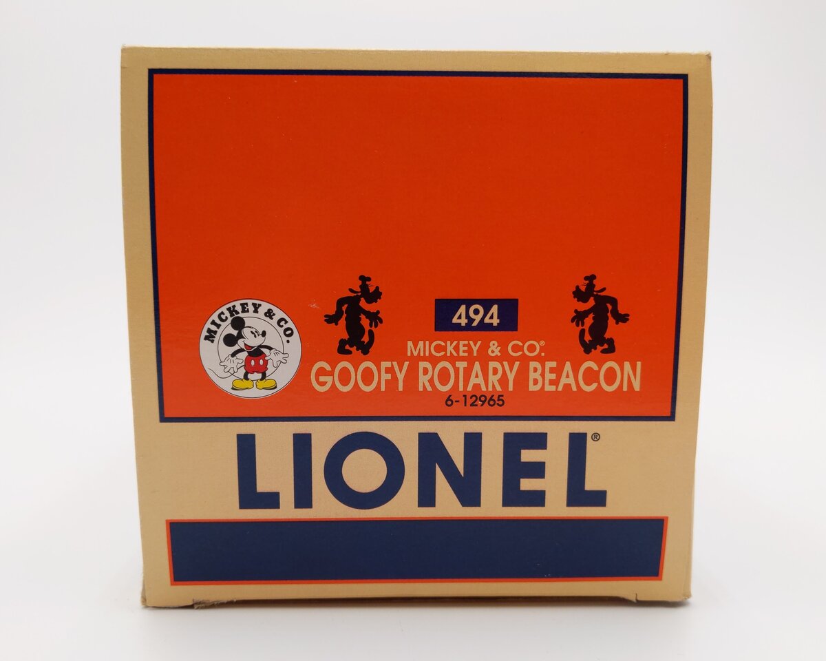 Lionel 6-12965 Disney Goofy Rotary Beacon EX/Box