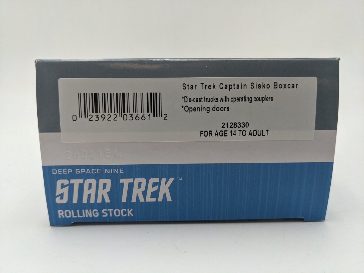 Lionel 2128330 O Gauge Star Trek: Captain Sisko Boxcar