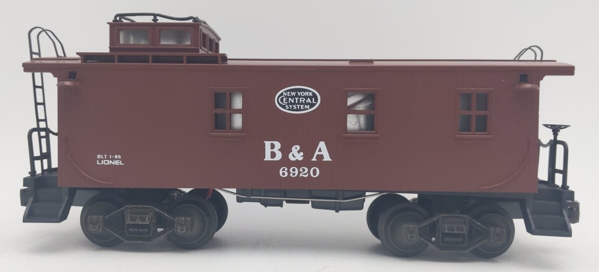 Lionel 6-6920 O Gauge Boston & Albany Woodside Illuminated Caboose #6920 EX