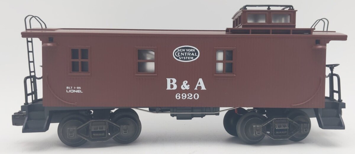 Lionel 6-6920 O Gauge Boston & Albany Woodside Illuminated Caboose #6920 EX