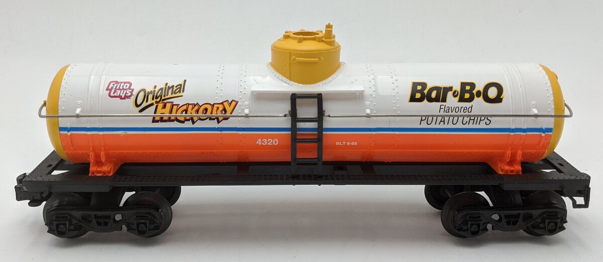 K-Line TE4320 O Gauge Frito Lays Bar-B-Q Single Dome Tank Car VG