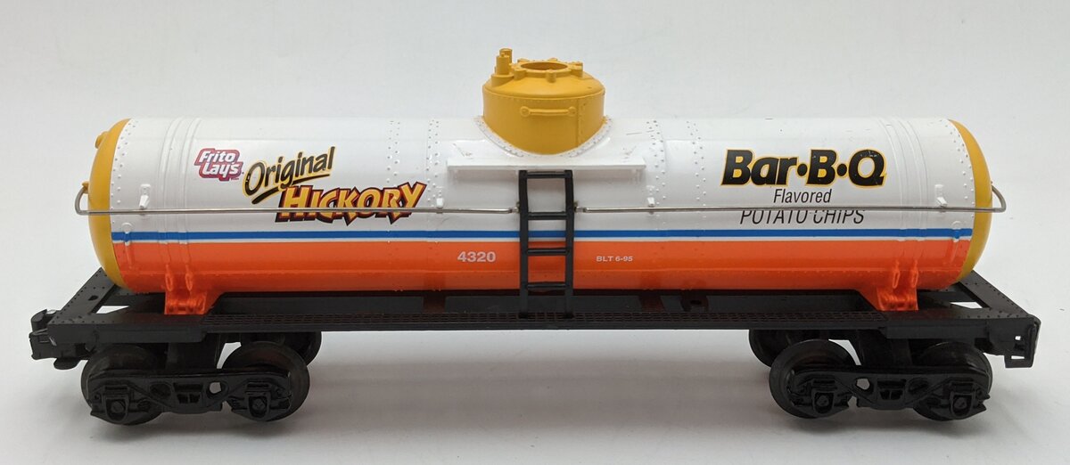K-Line TE4320 O Gauge Frito Lays Bar-B-Q Single Dome Tank Car VG