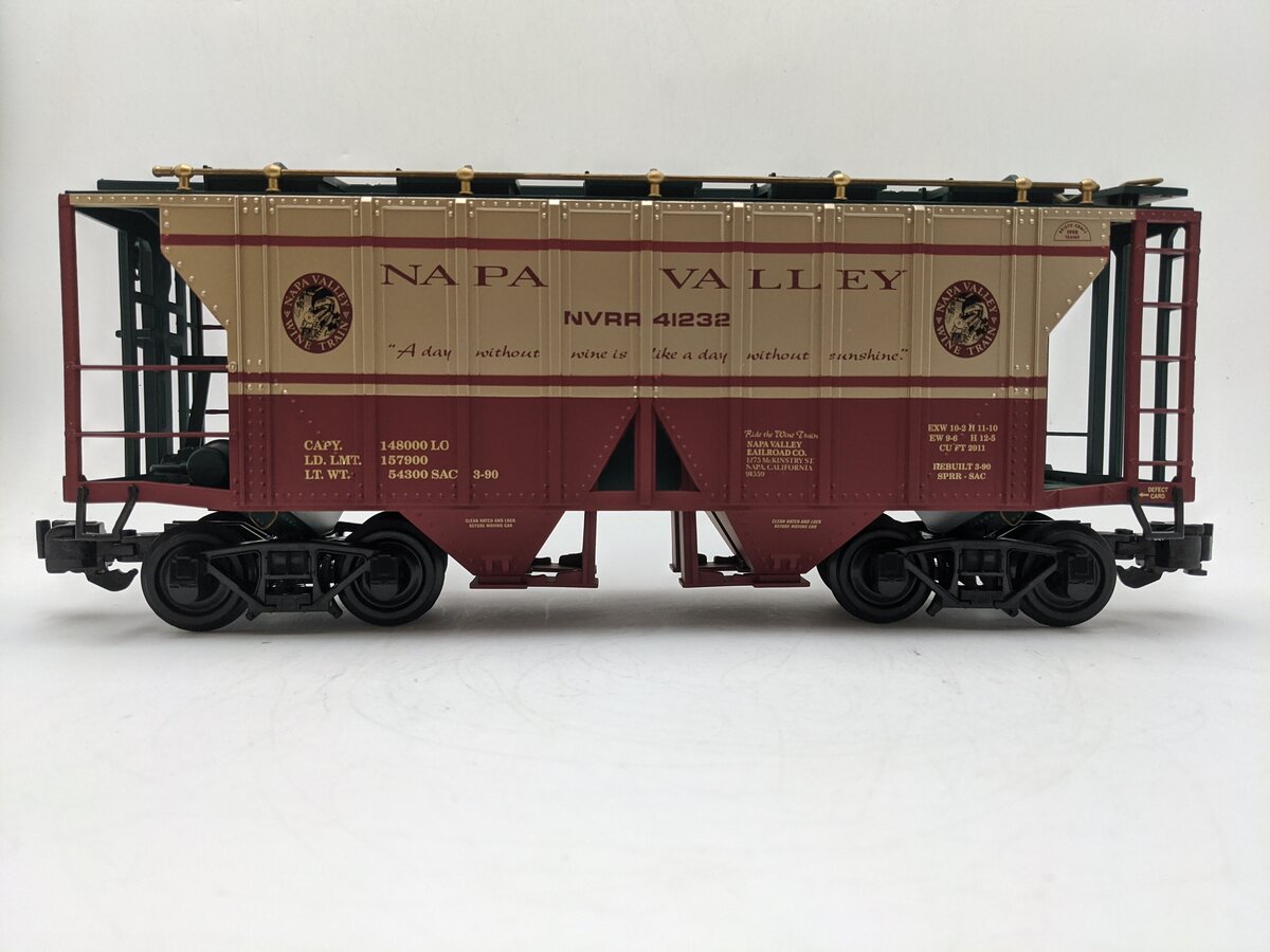 Aristo-Craft 41232 G Scale Napa Valley 2-Bay Covered Hopper EX/Box