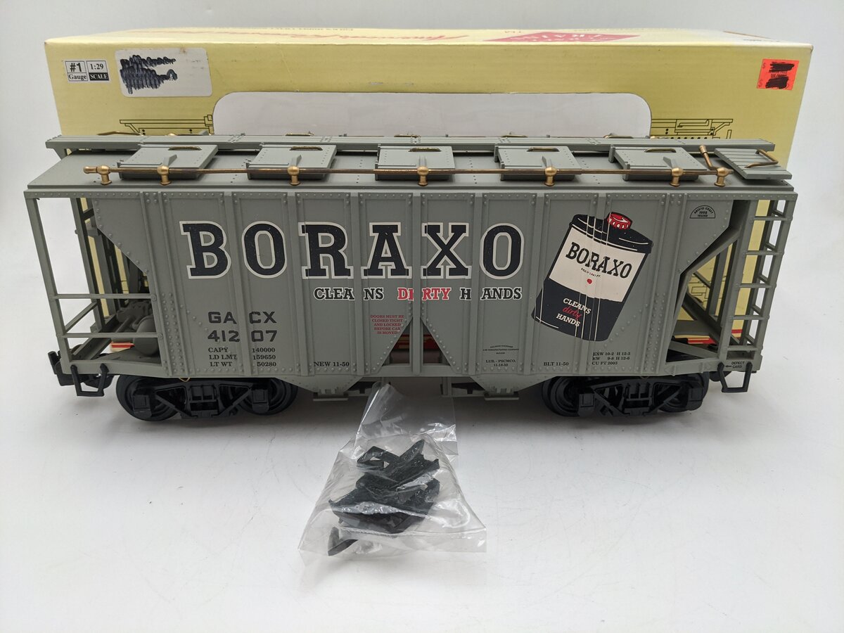 Aristo-Craft 41207 G Scale Boraxo 2-Bay Hopper VG/Box